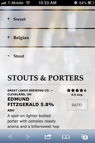 Rate Your Beer Tap Tracker Beer Ranking System screenshot_3