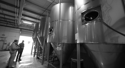 The Brewing Process - CCV cylindroconical vessel closed fermentation