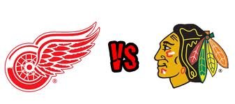 Red Wings vs. Blackhawks